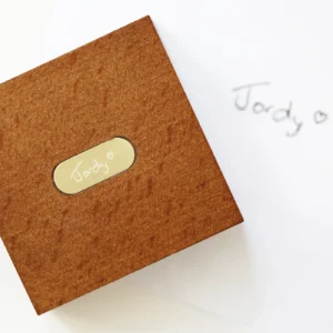 Personalised Compass with Handwriting Mahogany Box - Thumbnail 3