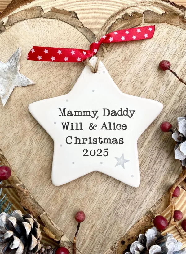 Personalised Family Christmas Star - Thumbnail 3