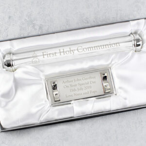 Personalised First Holy Communion Silver Plated Certificate Holder - Thumbnail 4