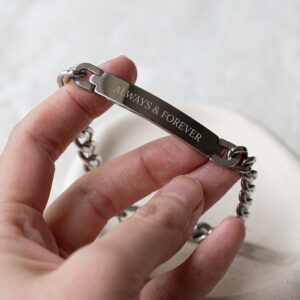 Personalised Men's Urban Chain ID Bracelet - Thumbnail 5