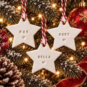 Personalised Mini Christmas Star Decoration - Thumbnail 1