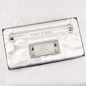 Personalised Wedding Silver Plated Certificate Holder - Thumbnail 2