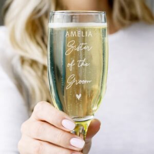 Personalised Wedding Flute - Abode Home & Gifts