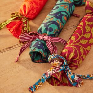 Fill Your Own Reusable Sari Christmas Cracker - Thumbnail 1
