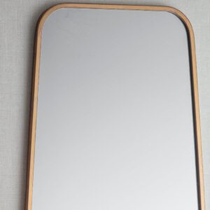 Tall Curved Bronze Wall Mirror - Thumbnail 3