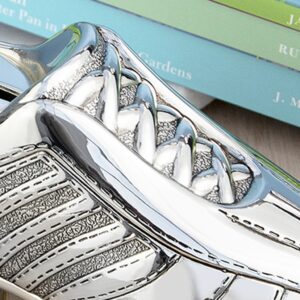 Personalised Silver Plated Football Boot Money Box - Thumbnail 5