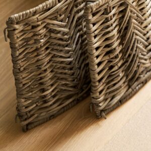 Rattan Zig Zag Christmas Tree Skirt - Thumbnail 5